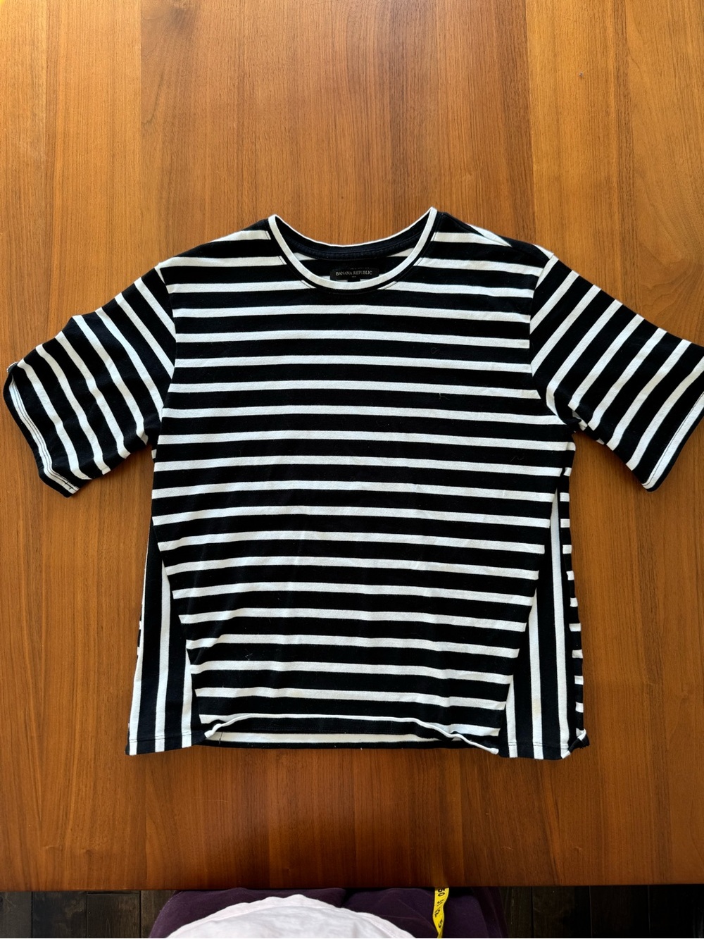 Striped Black & White Tee